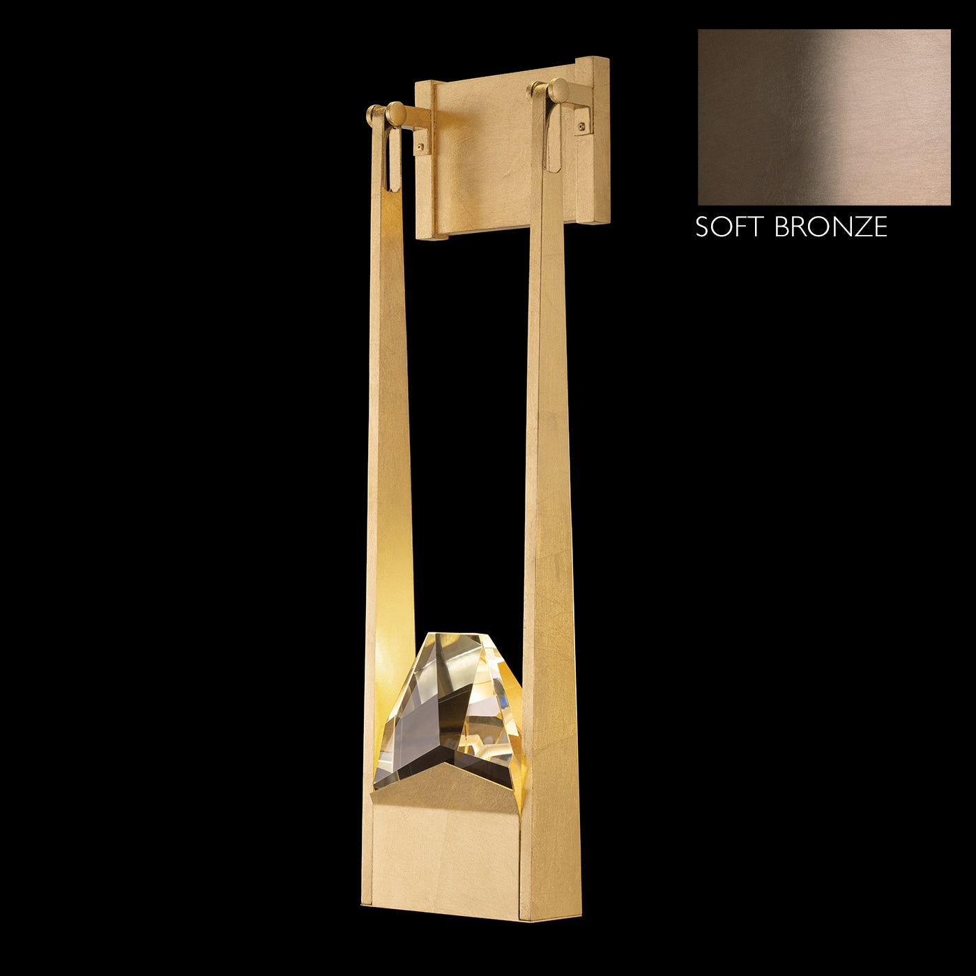 Fine Art Handcrafted Lighting - 930350-3ST - LED Wall Sconce - Strata - Bronze