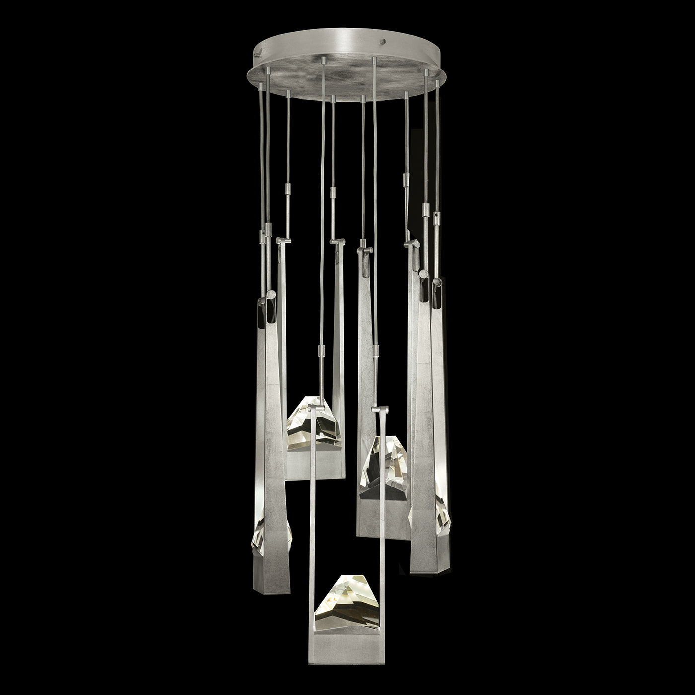 Fine Art Handcrafted Lighting - 931940-1ST - LED Pendant - Strata - Silver