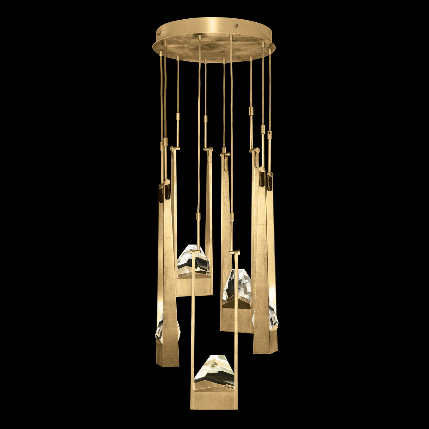 Fine Art Handcrafted Lighting - 931940-2ST - LED Pendant - Strata - Gold