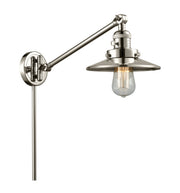 Innovations - 237-PN-M1-PN - One Light Swing Arm - Franklin Restoration - Polished Nickel