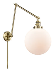 Innovations - 238-AB-G201-10 - One Light Swing Arm - Franklin Restoration - Antique Brass