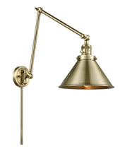 Innovations - 238-AB-M10-AB - One Light Swing Arm - Franklin Restoration - Antique Brass