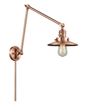 Innovations - 238-AC-M3 - One Light Swing Arm - Franklin Restoration - Antique Copper