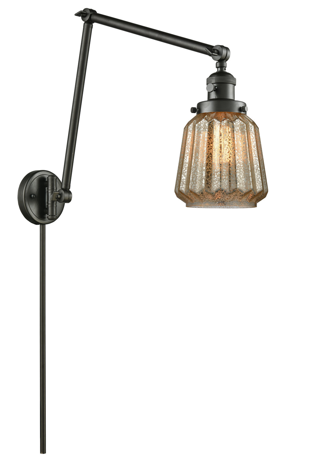 Innovations - 238-OB-G146 - One Light Swing Arm - Franklin Restoration - Oil Rubbed Bronze