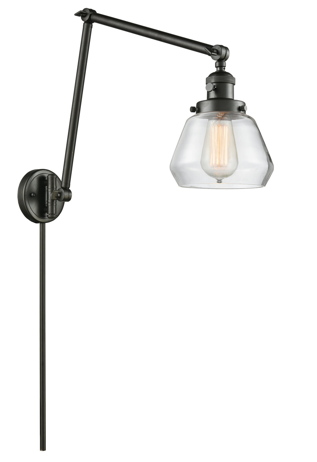 Innovations - 238-OB-G172 - One Light Swing Arm - Franklin Restoration - Oil Rubbed Bronze