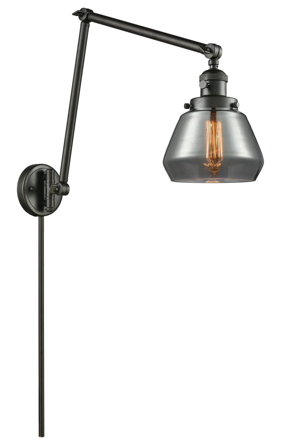 Innovations - 238-OB-G173 - One Light Swing Arm - Franklin Restoration - Oil Rubbed Bronze
