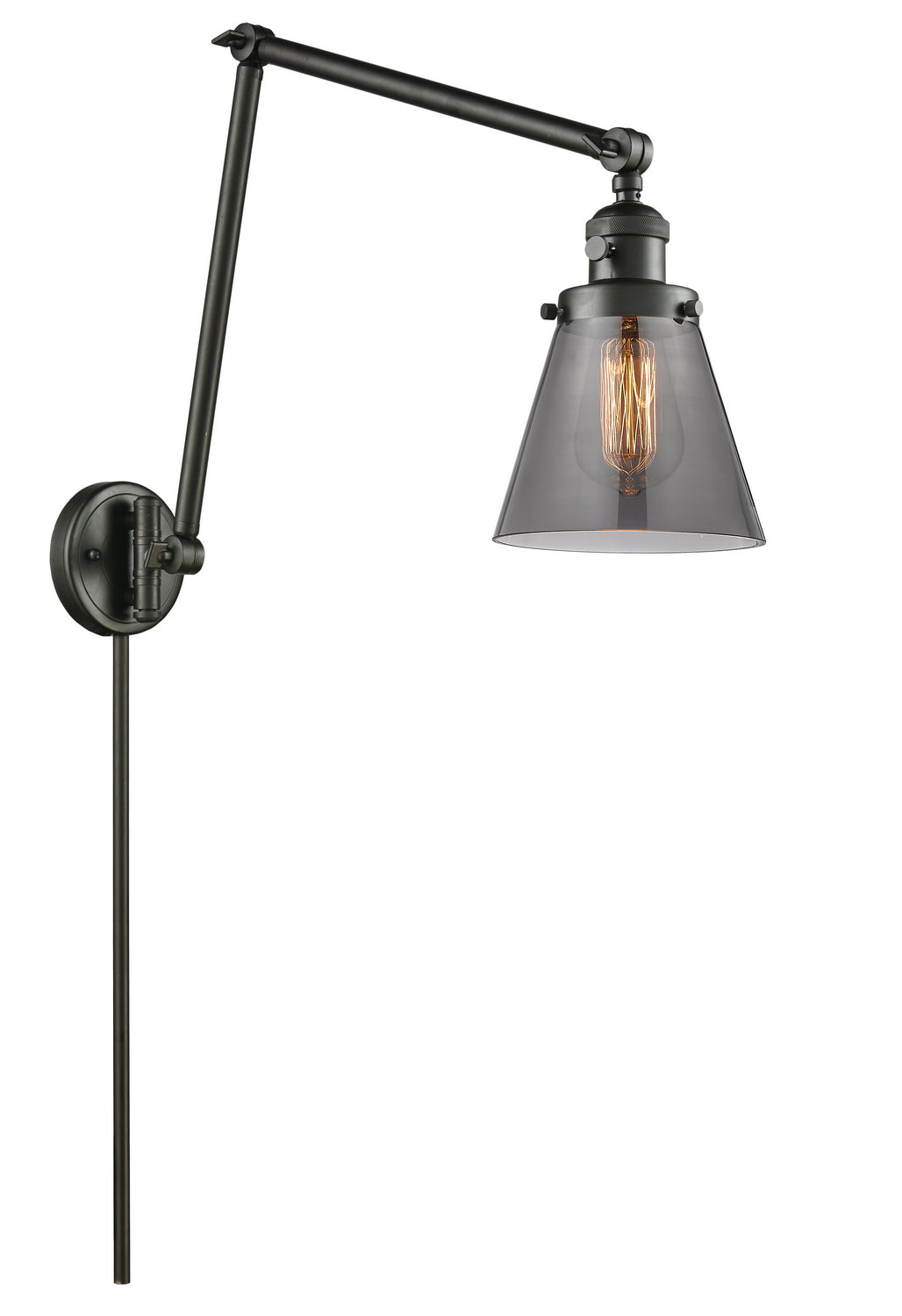 Innovations - 238-OB-G63 - One Light Swing Arm - Franklin Restoration - Oil Rubbed Bronze