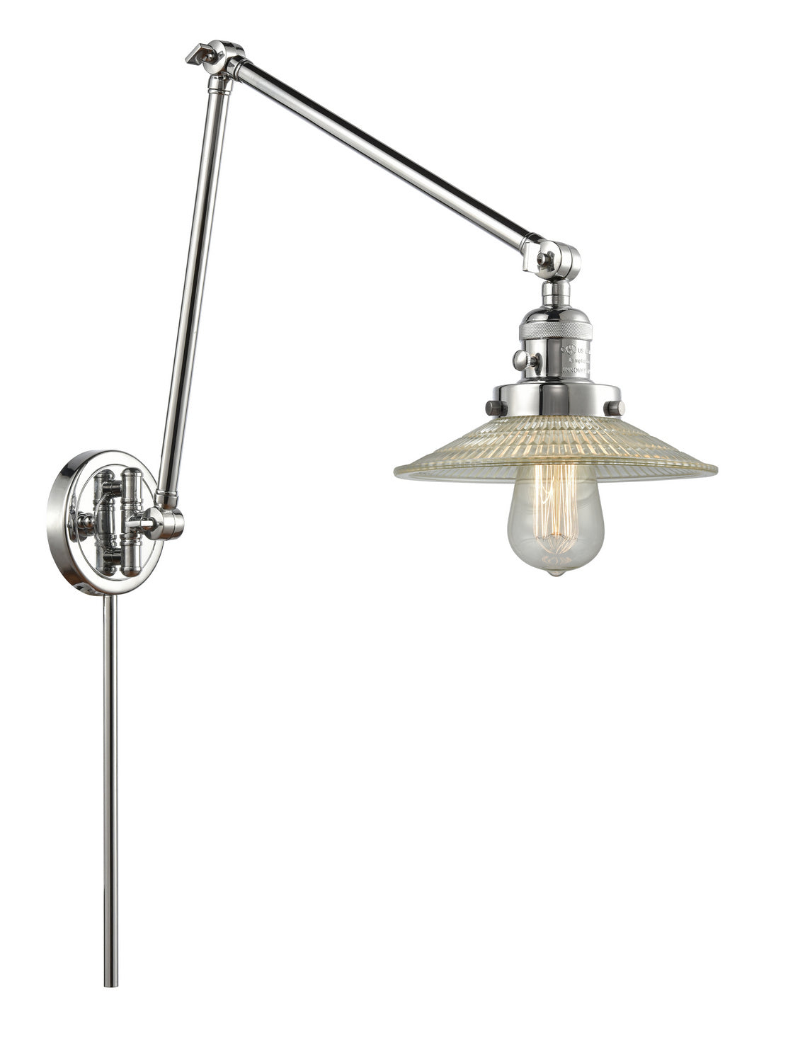 Innovations - 238-PC-G2 - One Light Swing Arm - Franklin Restoration - Polished Chrome