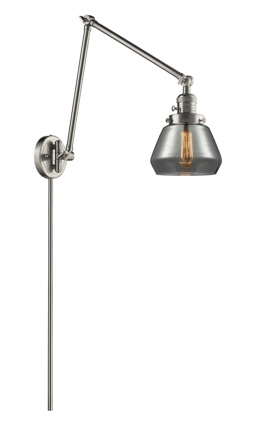 Innovations - 238-SN-G173 - One Light Swing Arm - Franklin Restoration - Brushed Satin Nickel