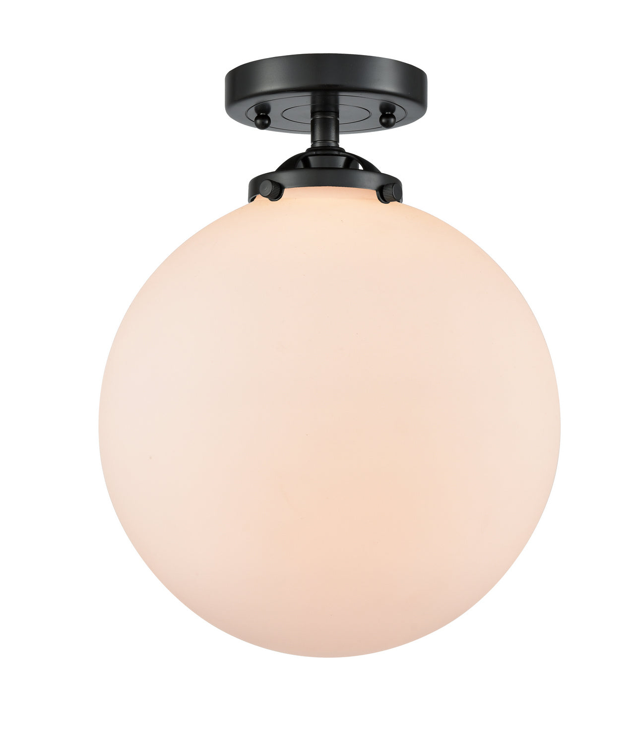 Innovations - 284-1C-OB-G201-10 - One Light Semi-Flush Mount - Nouveau - Oil Rubbed Bronze