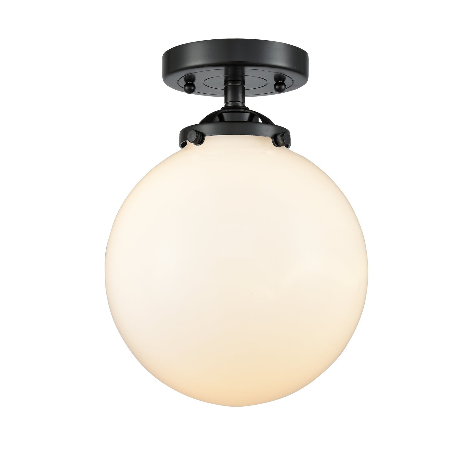 Innovations - 284-1C-OB-G201-8 - One Light Semi-Flush Mount - Nouveau - Oil Rubbed Bronze