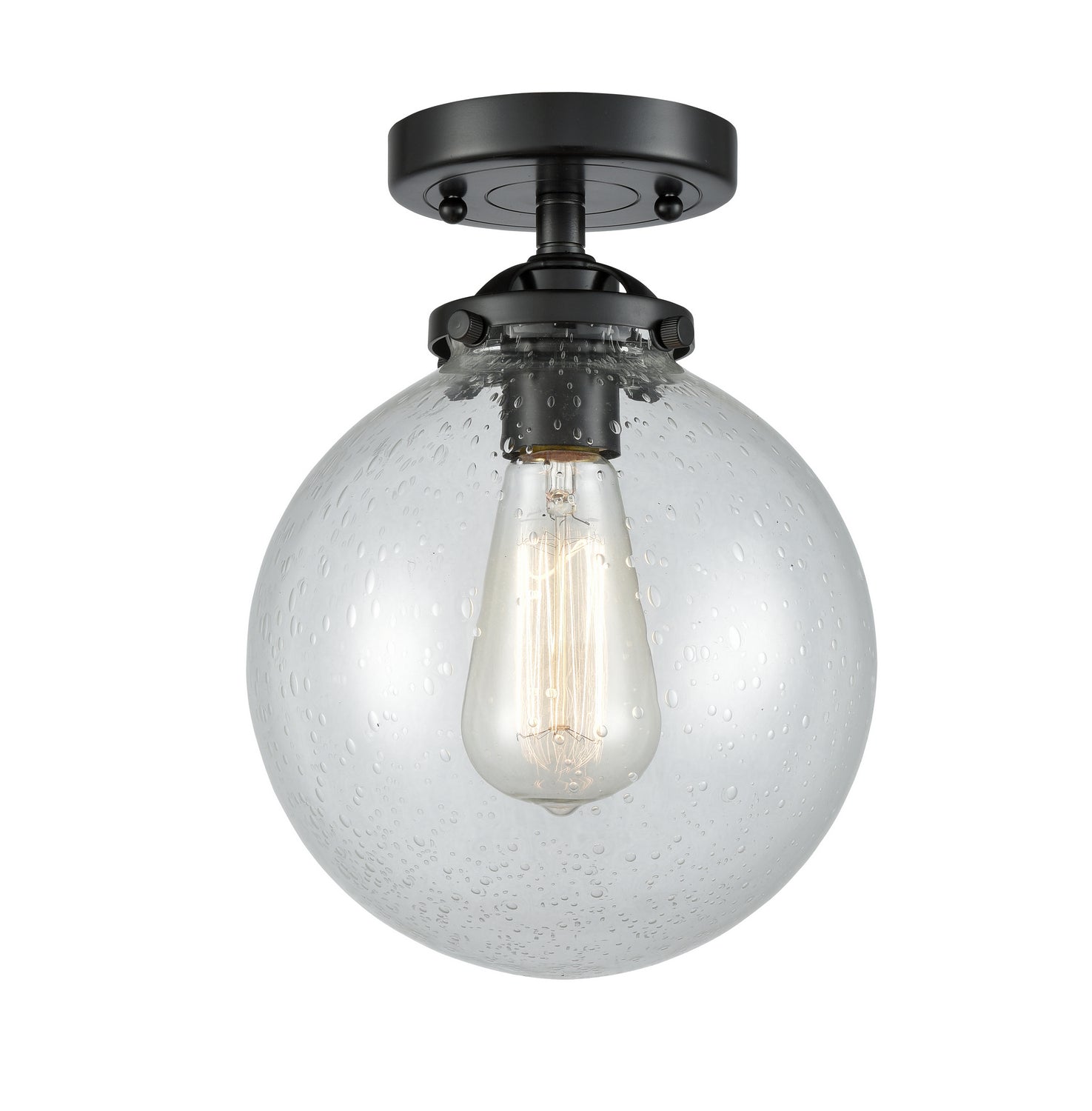 Innovations - 284-1C-OB-G204-8 - One Light Semi-Flush Mount - Nouveau - Oil Rubbed Bronze