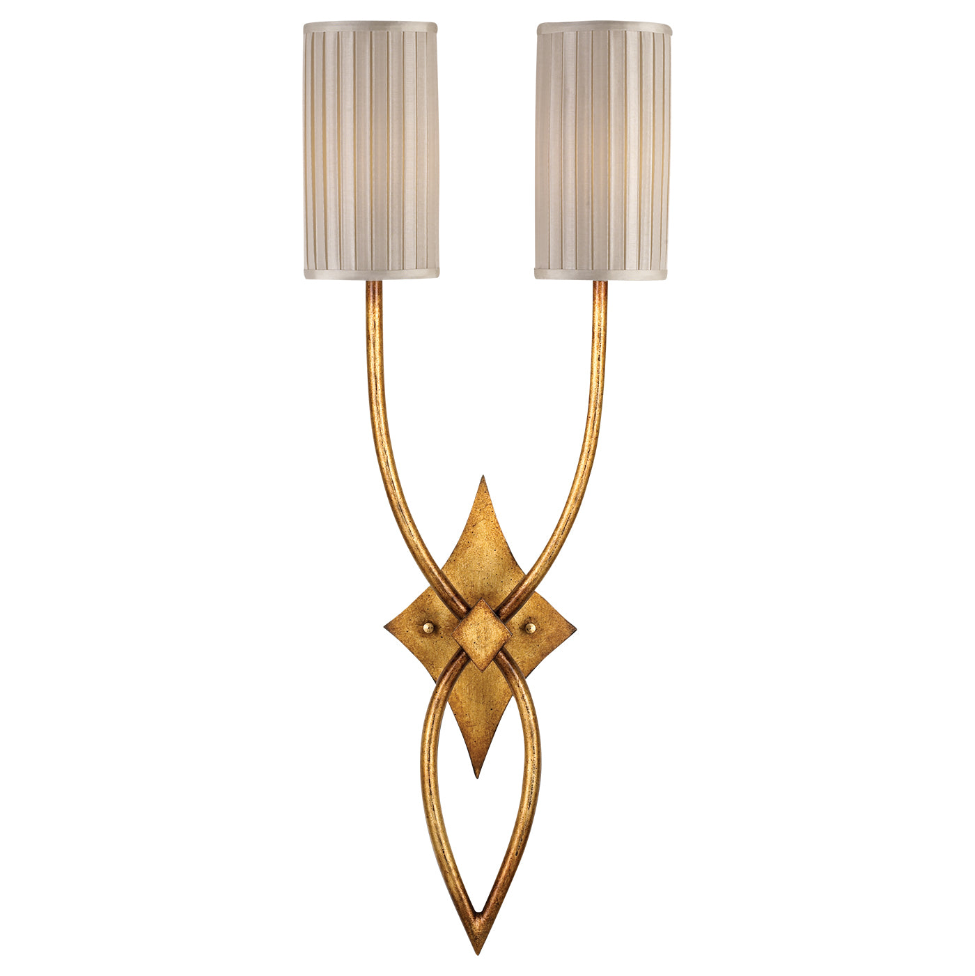Fine Art Handcrafted Lighting - 418850ST - Two Light Wall Sconce - Allegretto - Gold