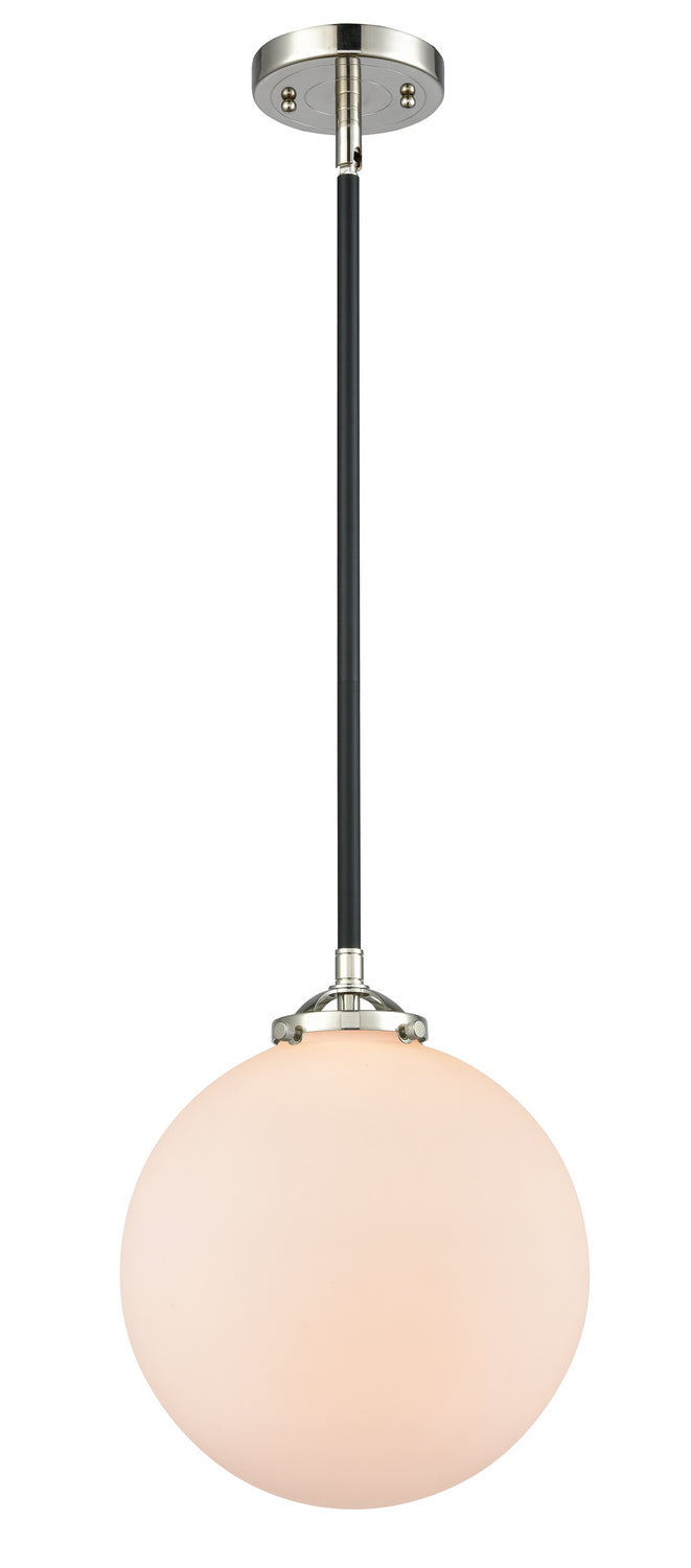 Innovations - 284-1S-BPN-G201-10 - One Light Mini Pendant - Nouveau - Black Polished Nickel