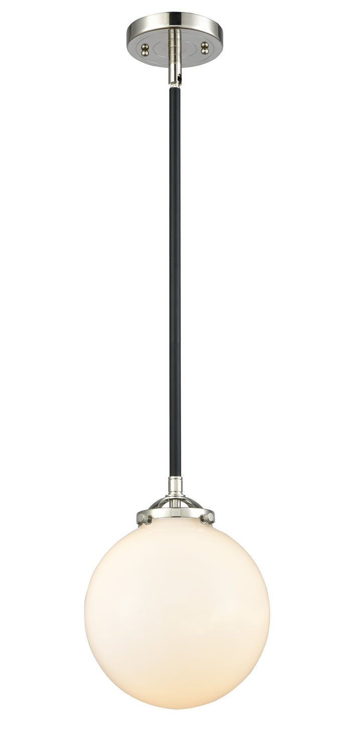 Innovations - 284-1S-BPN-G201-8 - One Light Mini Pendant - Nouveau - Black Polished Nickel
