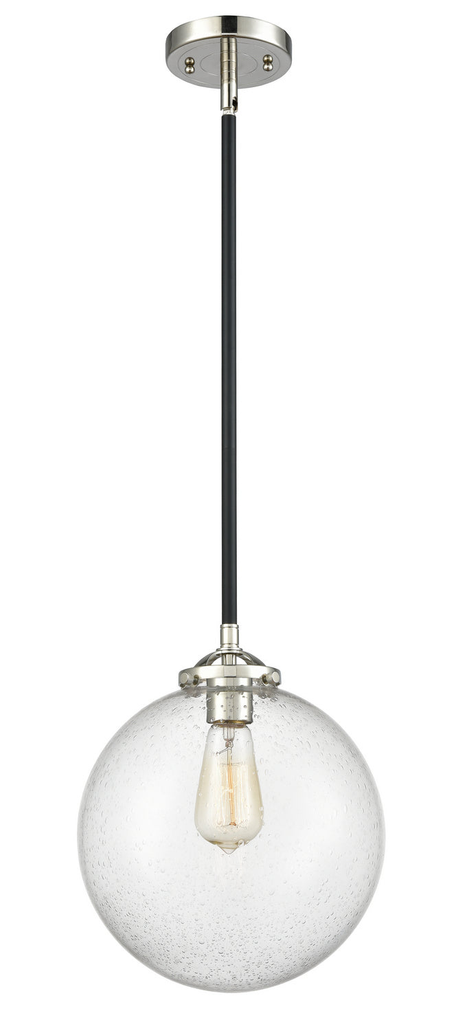 Innovations - 284-1S-BPN-G204-10 - One Light Mini Pendant - Nouveau - Black Polished Nickel