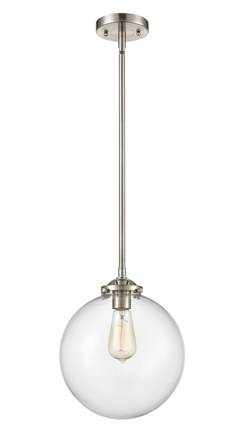 Innovations - 284-1S-SN-G202-10 - One Light Mini Pendant - Nouveau - Brushed Satin Nickel