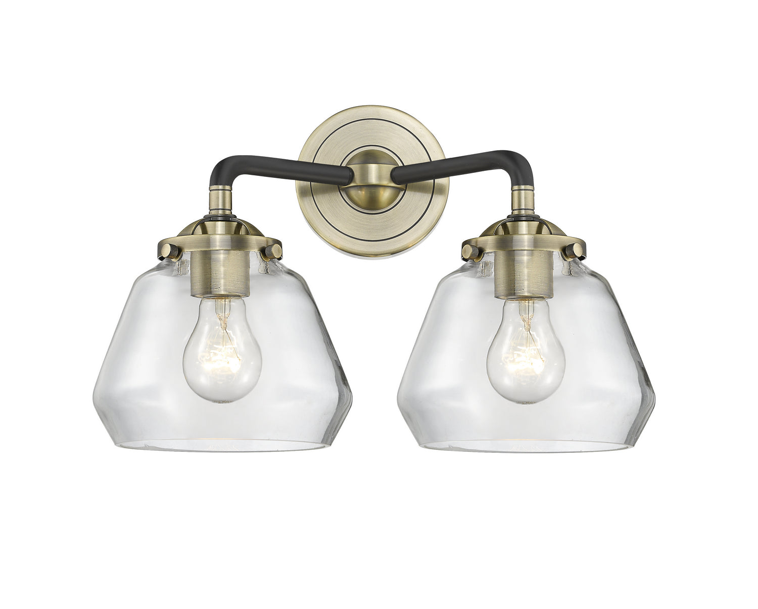 Innovations - 284-2W-BAB-G172 - Two Light Bath Vanity - Nouveau - Black Antique Brass