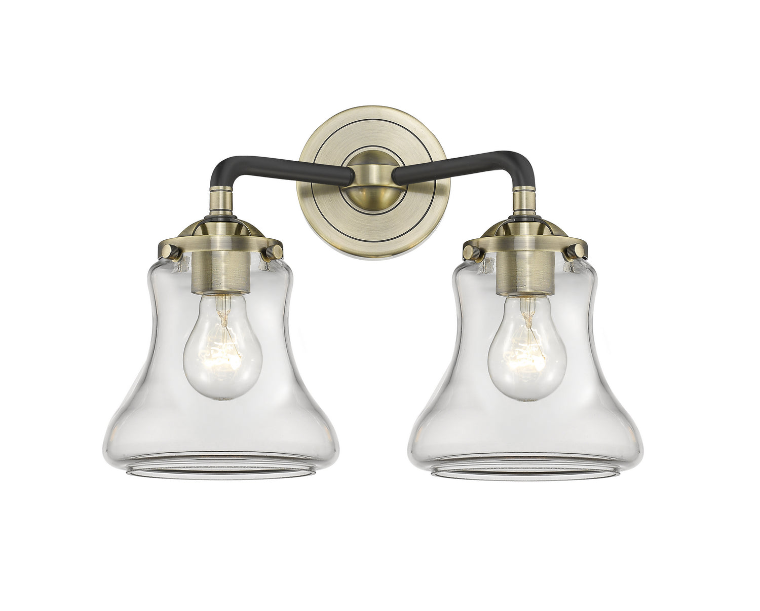 Innovations - 284-2W-BAB-G192 - Two Light Bath Vanity - Nouveau - Black Antique Brass