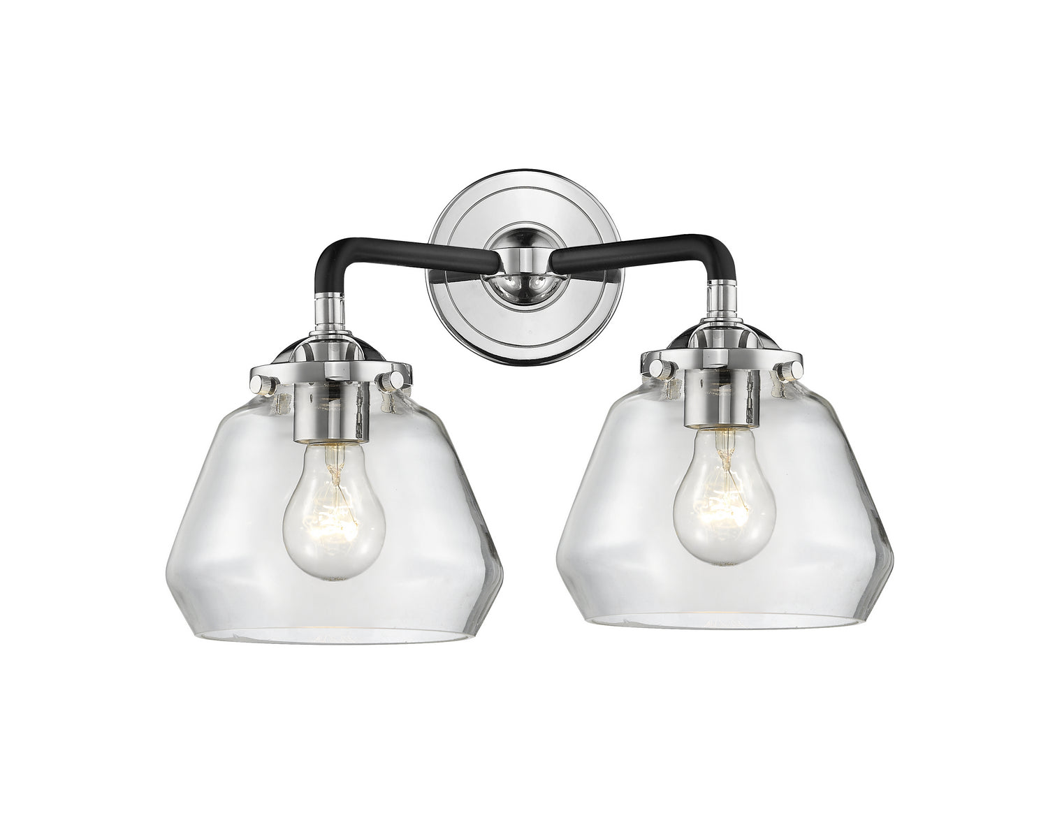 Innovations - 284-2W-BPN-G172 - Two Light Bath Vanity - Nouveau - Black Polished Nickel