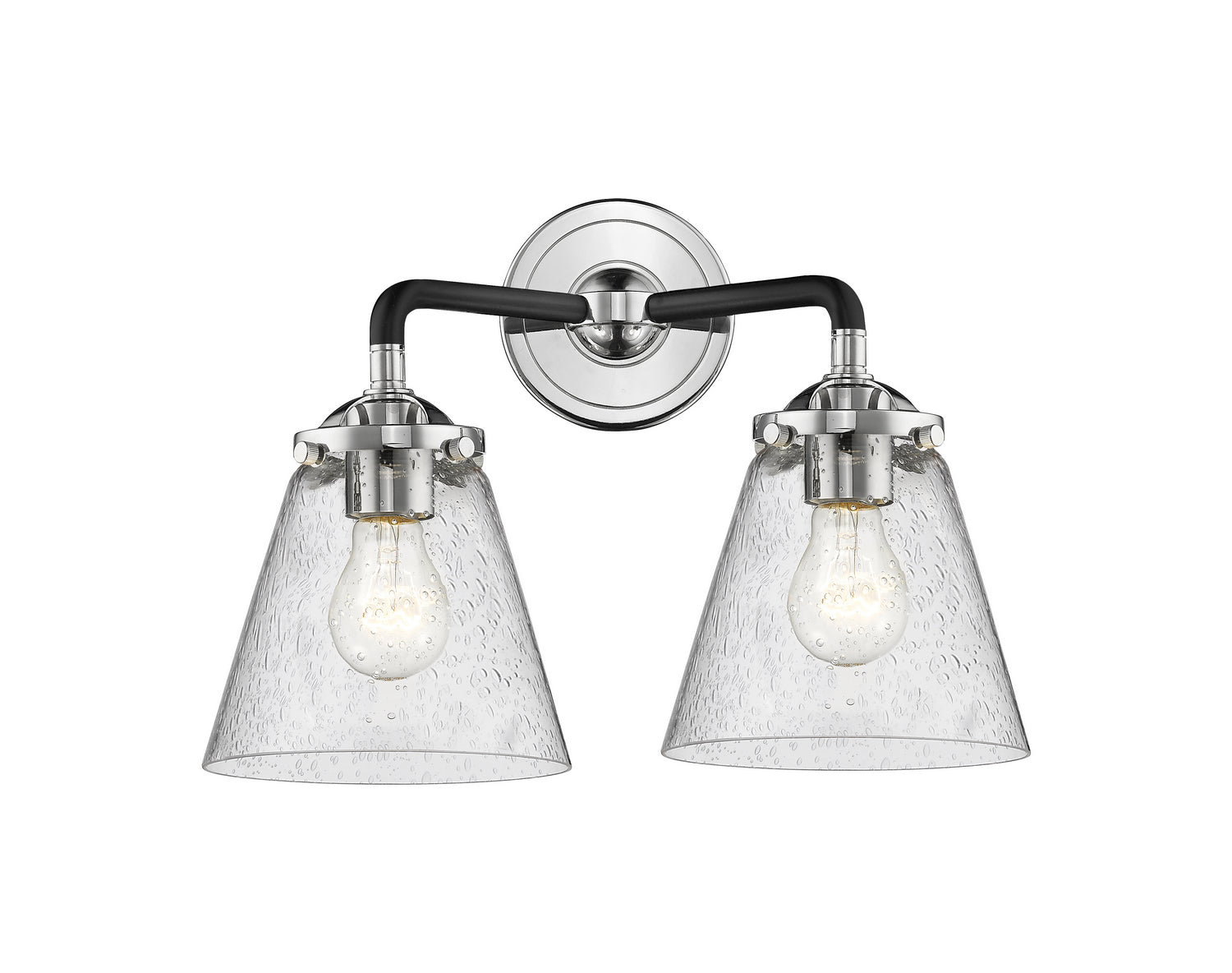 Innovations - 284-2W-BPN-G64 - Two Light Bath Vanity - Nouveau - Black Polished Nickel