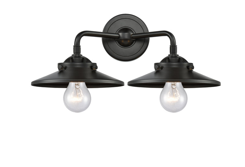 Innovations - 284-2W-OB-M5-OB - Two Light Bath Vanity - Nouveau - Oil Rubbed Bronze