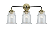 Innovations - 284-3W-BAB-G182 - Three Light Bath Vanity - Nouveau - Black Antique Brass
