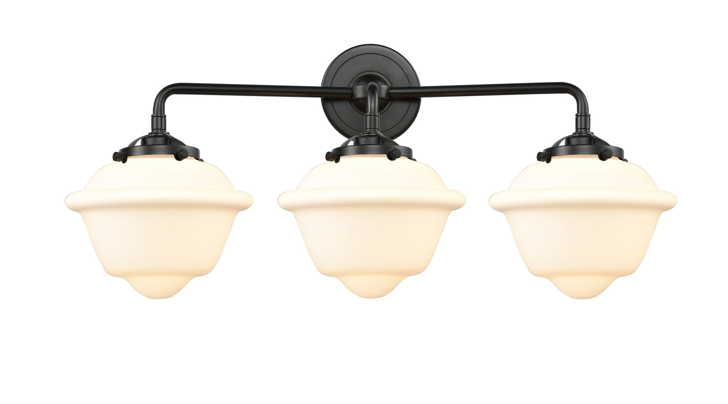 Innovations - 284-3W-OB-G531 - Three Light Bath Vanity - Nouveau - Oil Rubbed Bronze