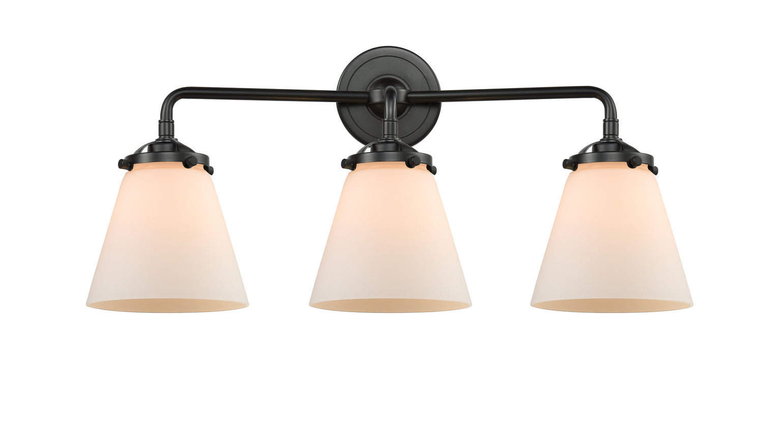 Innovations - 284-3W-OB-G61 - Three Light Bath Vanity - Nouveau - Oil Rubbed Bronze