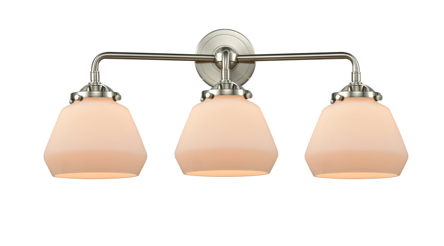 Innovations - 284-3W-SN-G171 - Three Light Bath Vanity - Nouveau - Brushed Satin Nickel