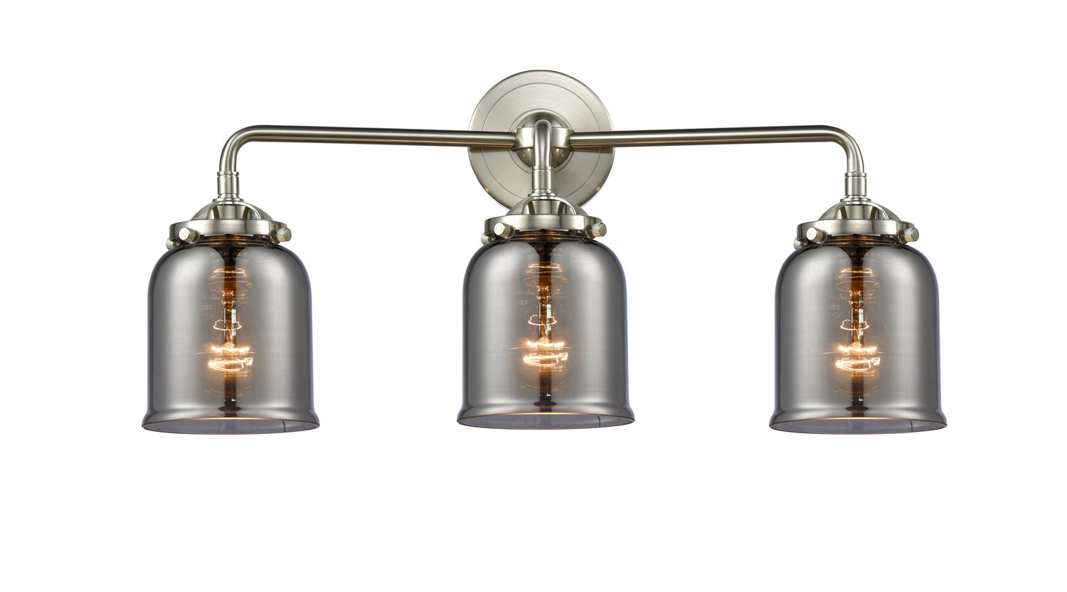 Innovations - 284-3W-SN-G53 - Three Light Bath Vanity - Nouveau - Brushed Satin Nickel