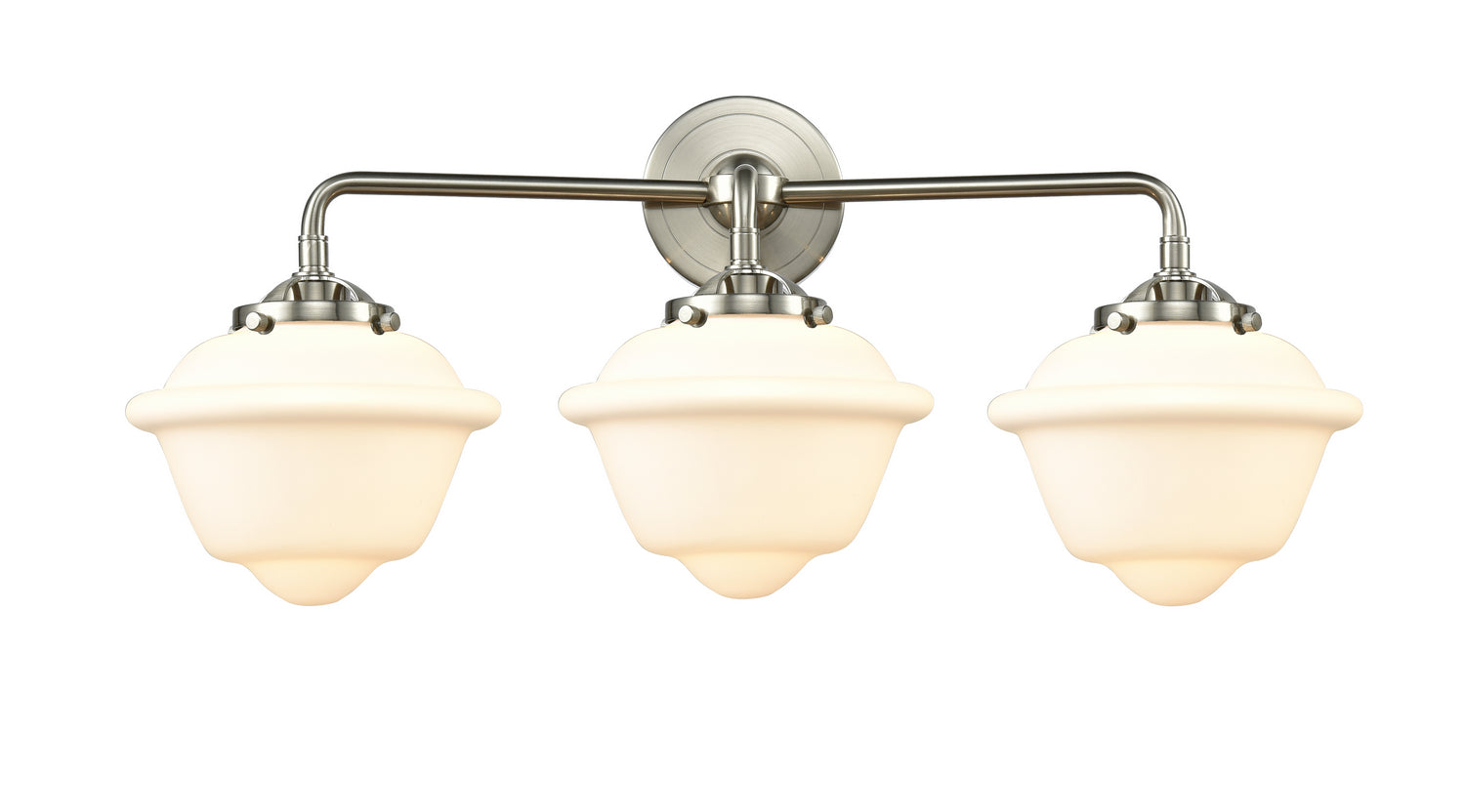 Innovations - 284-3W-SN-G531 - Three Light Bath Vanity - Nouveau - Brushed Satin Nickel