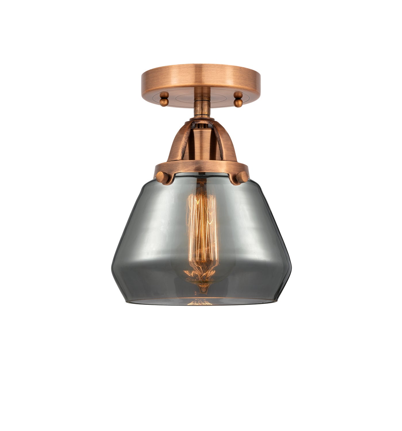 Innovations - 288-1C-AC-G173 - One Light Semi-Flush Mount - Nouveau 2 - Antique Copper
