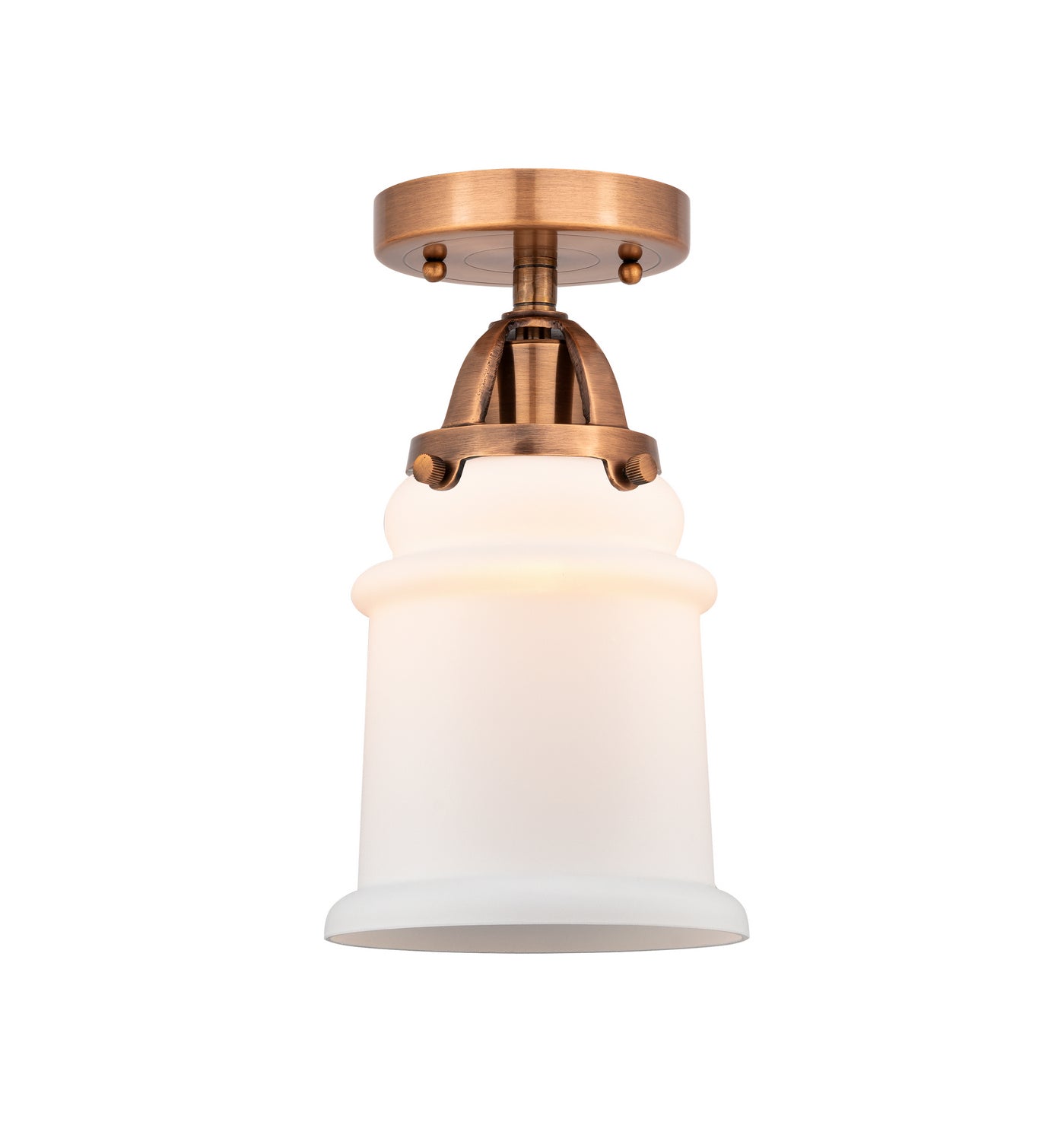 Innovations - 288-1C-AC-G181 - One Light Semi-Flush Mount - Nouveau 2 - Antique Copper