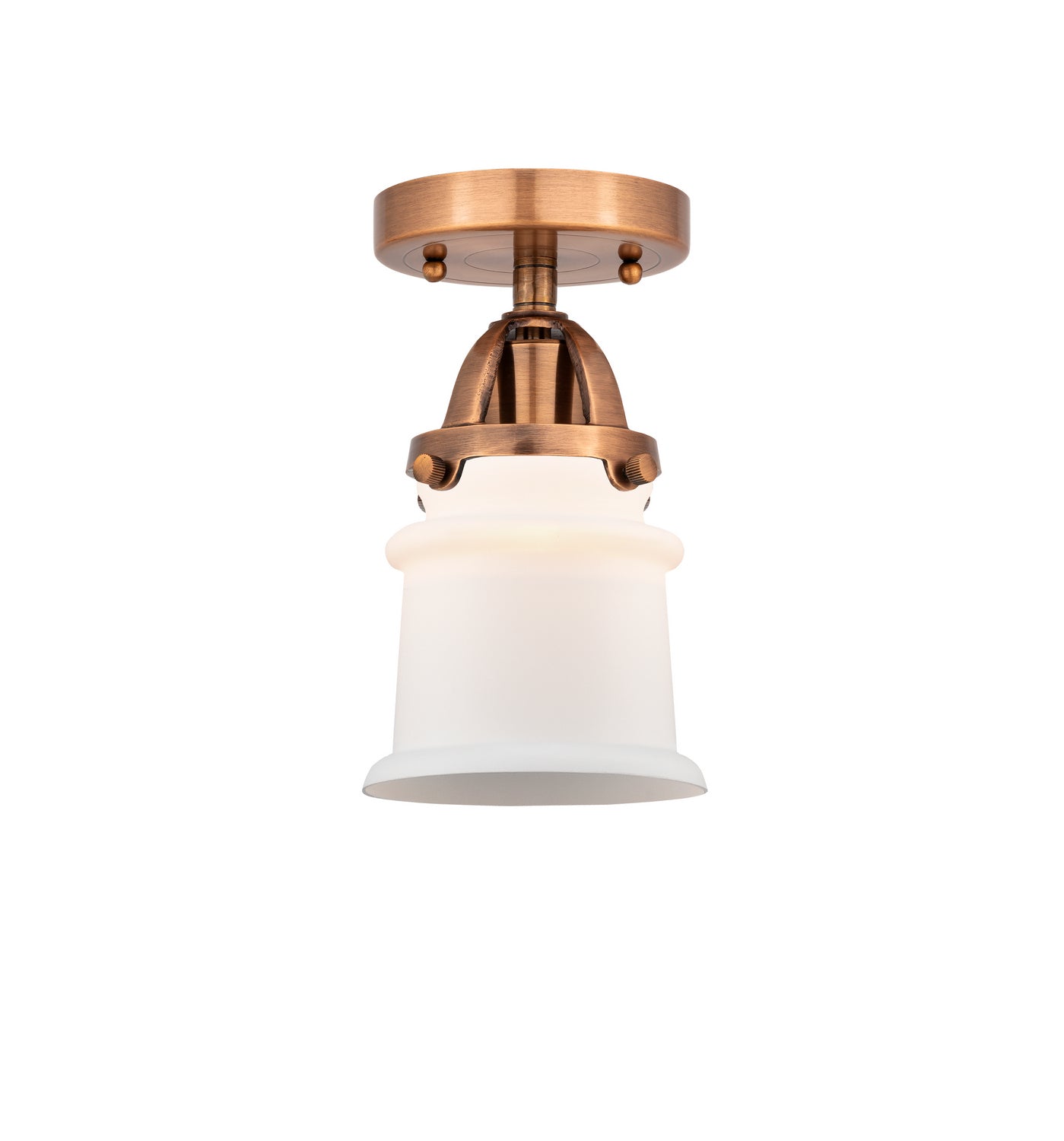 Innovations - 288-1C-AC-G181S - One Light Semi-Flush Mount - Nouveau 2 - Antique Copper