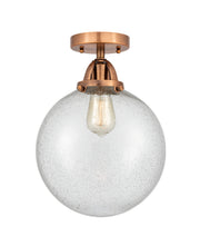 Innovations - 288-1C-AC-G204-10 - One Light Semi-Flush Mount - Nouveau 2 - Antique Copper