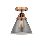Innovations - 288-1C-AC-G43 - One Light Semi-Flush Mount - Nouveau 2 - Antique Copper