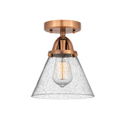 Innovations - 288-1C-AC-G44 - One Light Semi-Flush Mount - Nouveau 2 - Antique Copper