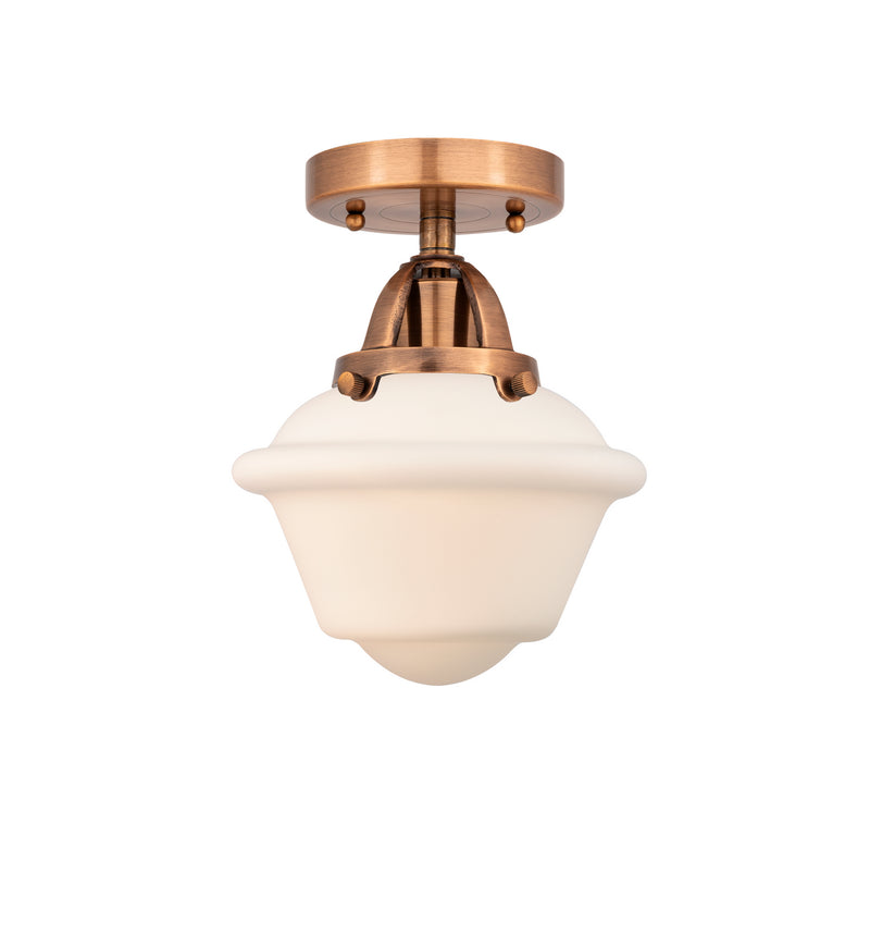 Innovations - 288-1C-AC-G531 - One Light Semi-Flush Mount - Nouveau 2 - Antique Copper