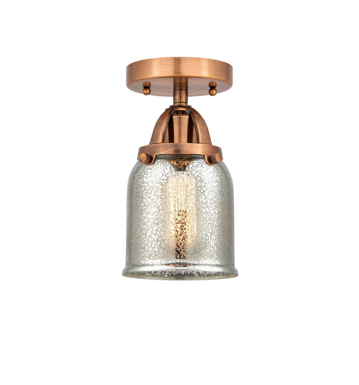 Innovations - 288-1C-AC-G58 - One Light Semi-Flush Mount - Nouveau 2 - Antique Copper