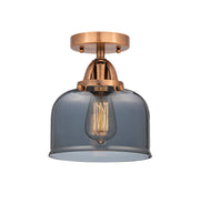Innovations - 288-1C-AC-G73 - One Light Semi-Flush Mount - Nouveau 2 - Antique Copper