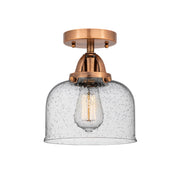 Innovations - 288-1C-AC-G74 - One Light Semi-Flush Mount - Nouveau 2 - Antique Copper
