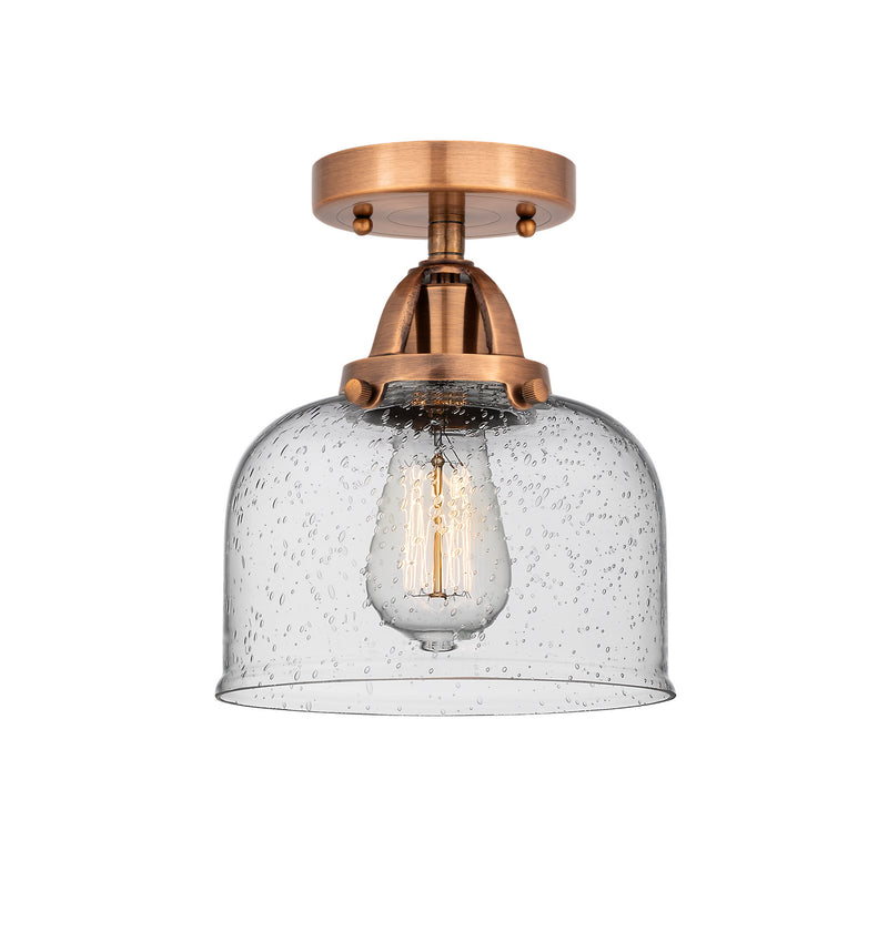 Innovations - 288-1C-AC-G74 - One Light Semi-Flush Mount - Nouveau 2 - Antique Copper