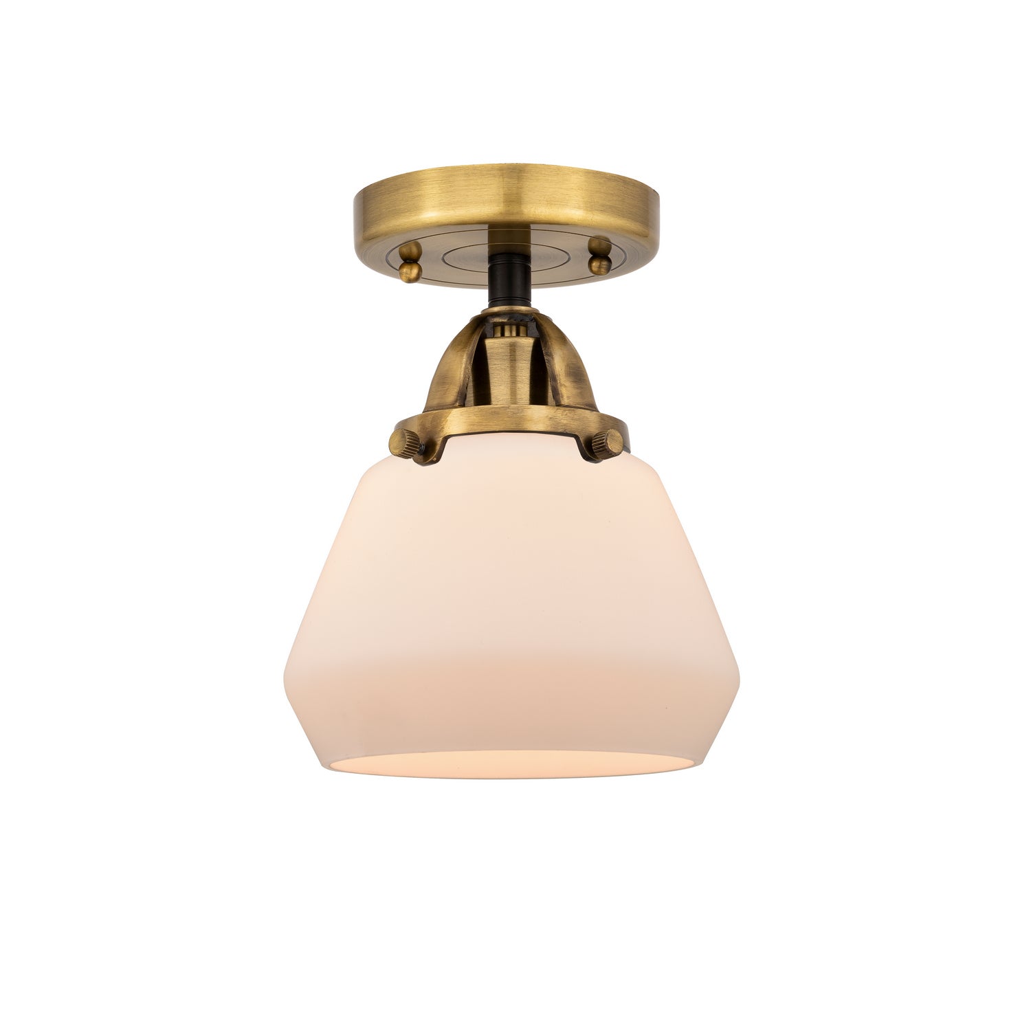 Innovations - 288-1C-BAB-G171 - One Light Semi-Flush Mount - Nouveau 2 - Black Antique Brass