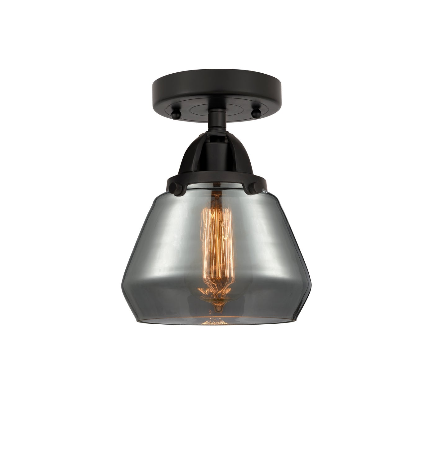 Innovations - 288-1C-BK-G173 - One Light Semi-Flush Mount - Nouveau 2 - Matte Black