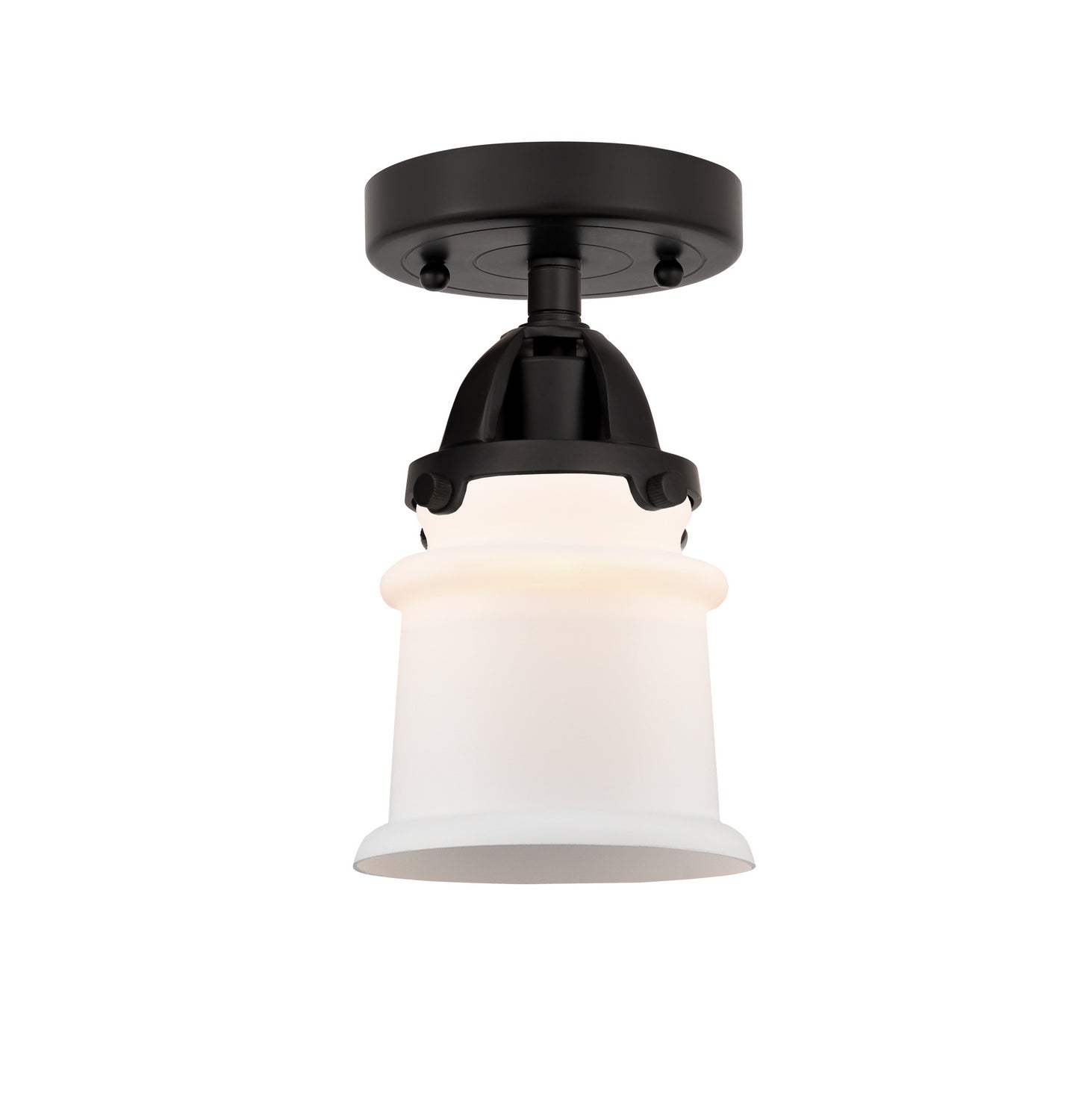 Innovations - 288-1C-BK-G181S - One Light Semi-Flush Mount - Nouveau 2 - Matte Black
