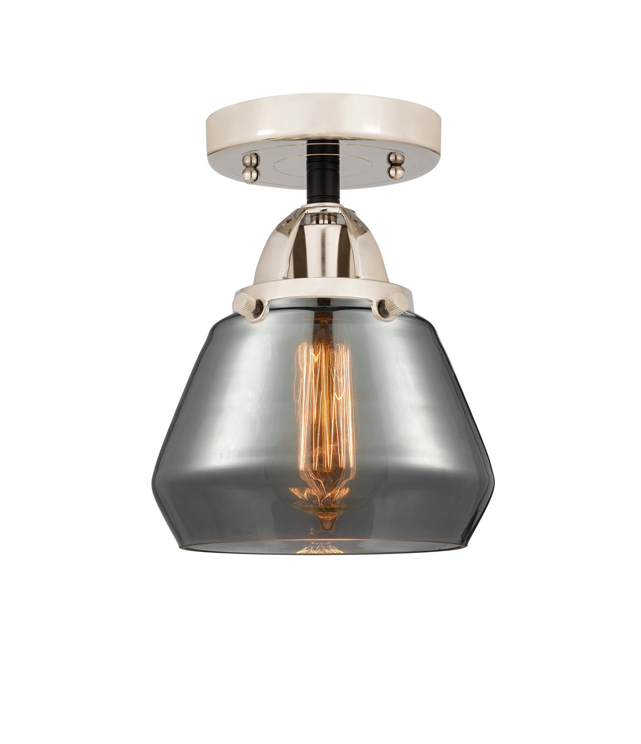 Innovations - 288-1C-BPN-G173 - One Light Semi-Flush Mount - Nouveau 2 - Black Polished Nickel