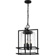 Quoizel - DMN1514EK - Four Light Pendant - Damien - Earth Black