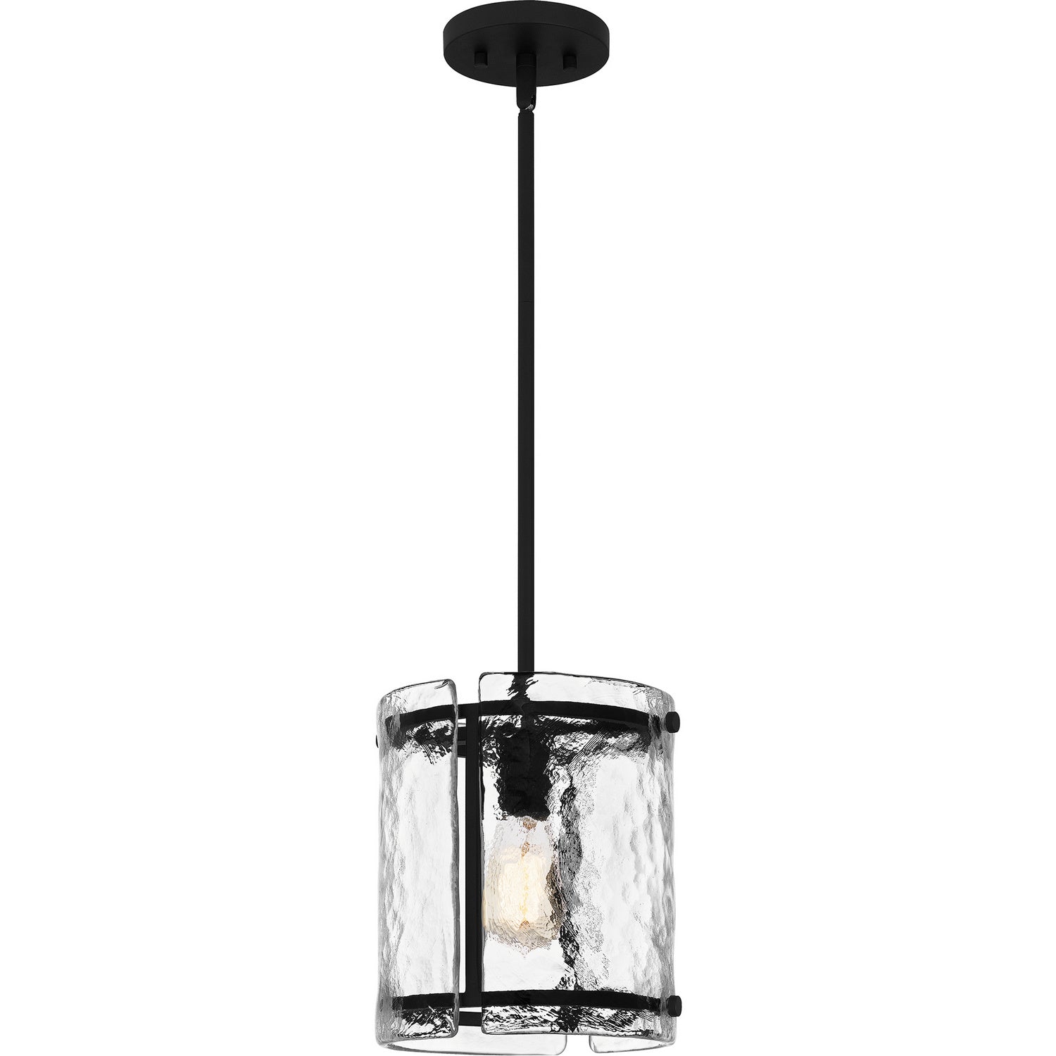 Quoizel - FTS1509EK - One Light Mini Pendant - Fortress - Earth Black