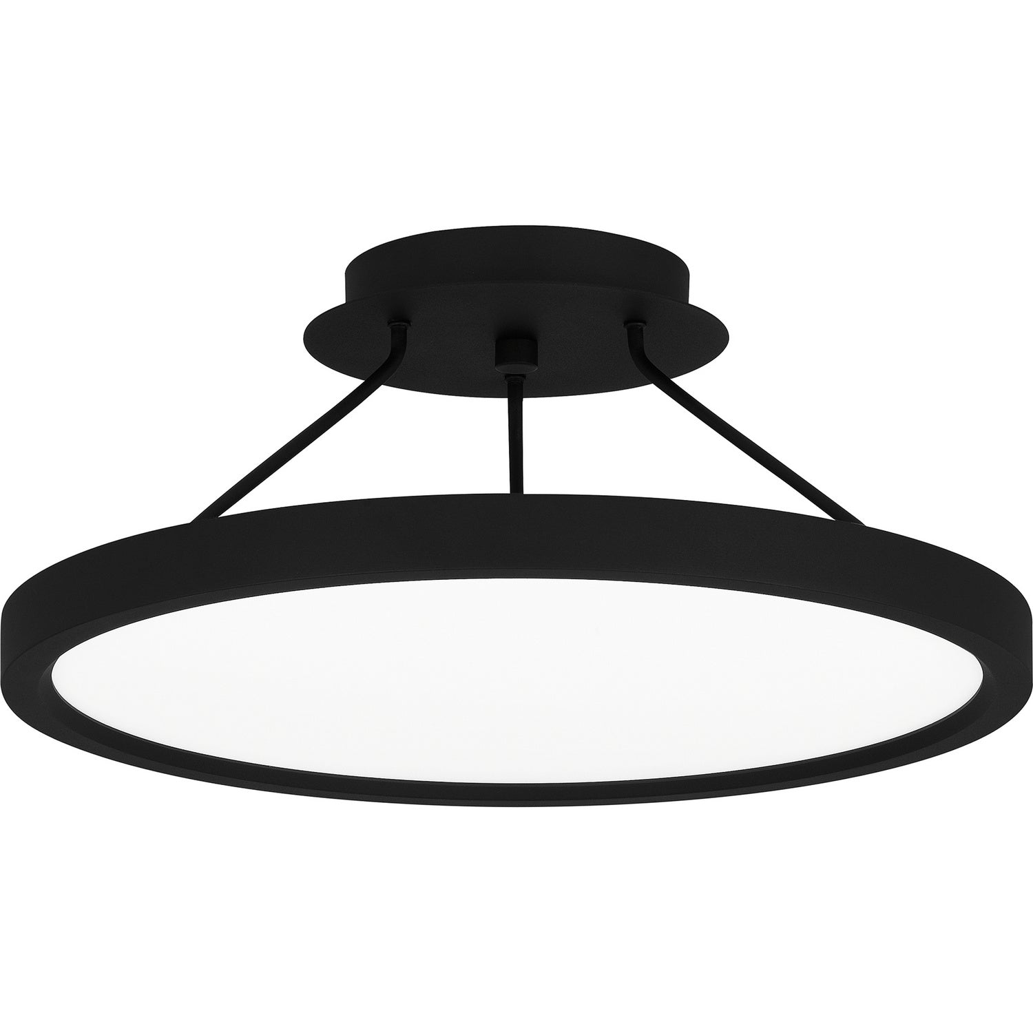 Quoizel - OST1815EK - LED Semi Flush Mount - Outskirts - Earth Black